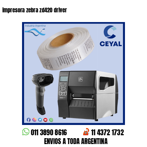 impresora zebra zd420 driver