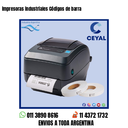 impresoras industriales Códigos de barra