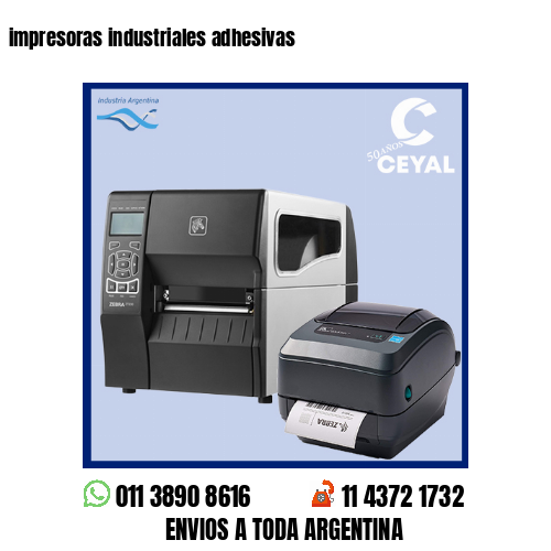 impresoras industriales adhesivas