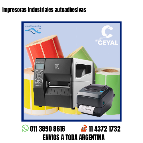 impresoras industriales autoadhesivas