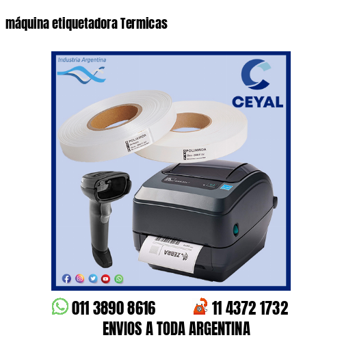 máquina etiquetadora Termicas