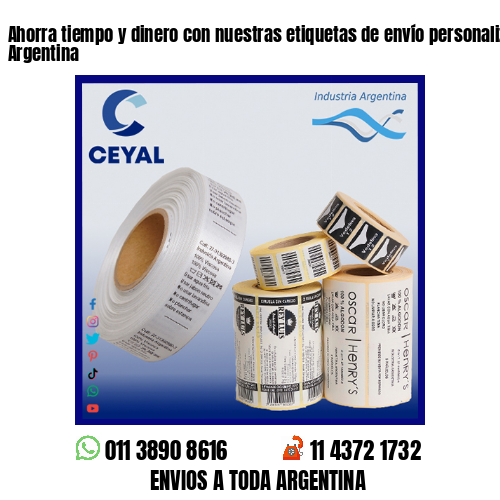 Ahorra tiempo y dinero con nuestras etiquetas de envío personalizadas – Argentina
