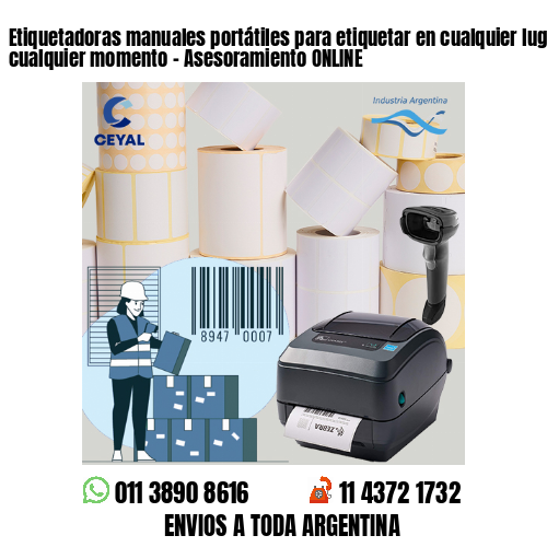 Etiquetadoras manuales portátiles para etiquetar en cualquier lugar y en cualquier momento – Asesoramiento ONLINE
