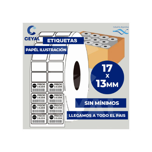 Etiquetas para Confección de prendas de vestir . Precios a medida