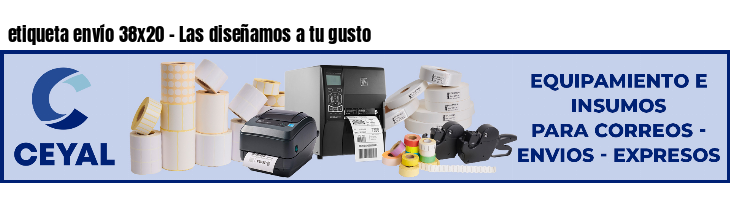 etiqueta envío 38x20 - Las diseñamos a tu gusto