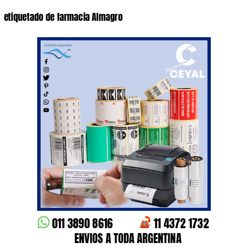 etiquetado de farmacia Almagro