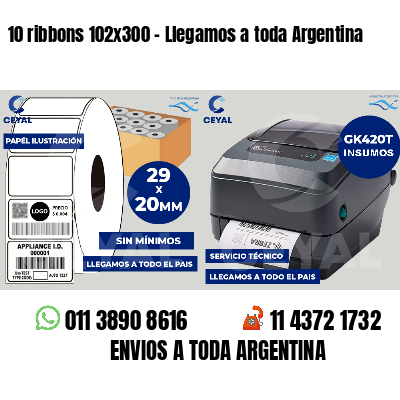 10 ribbons 102x300 - Llegamos a toda Argentina