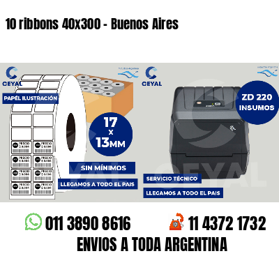 10 ribbons 40x300 - Buenos Aires