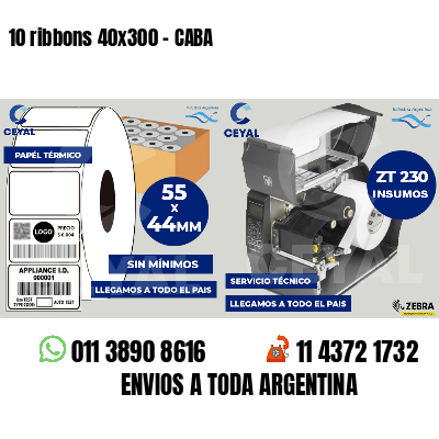 10 ribbons 40x300 - CABA