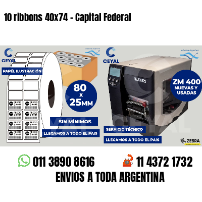 10 ribbons 40x74 - Capital Federal