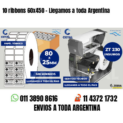 10 ribbons 60x450 - Llegamos a toda Argentina