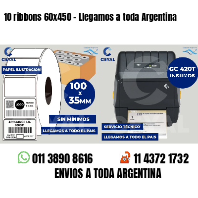 10 ribbons 60x450 - Llegamos a toda Argentina