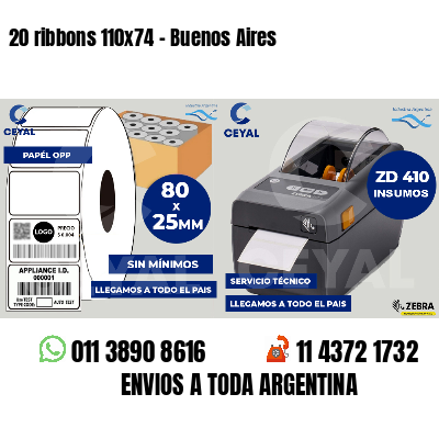 20 ribbons 110x74 - Buenos Aires