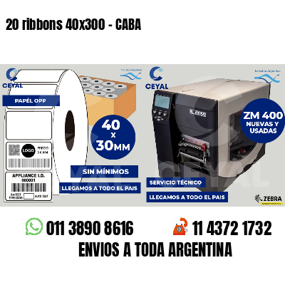 20 ribbons 40x300 - CABA