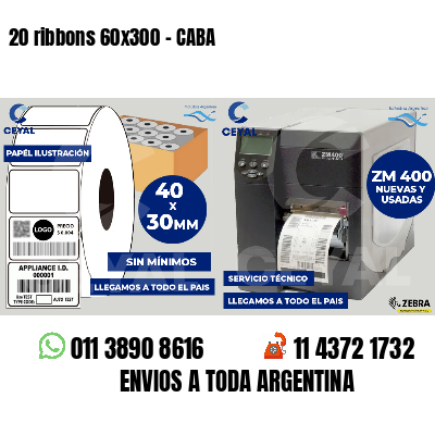 20 ribbons 60x300 - CABA