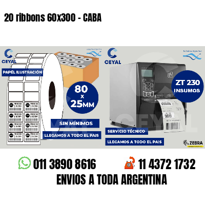 20 ribbons 60x300 - CABA