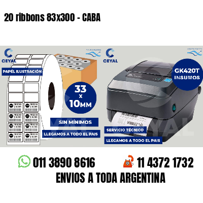 20 ribbons 83x300 - CABA
