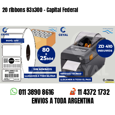 20 ribbons 83x300 - Capital Federal