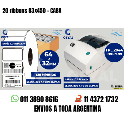 20 ribbons 83x450 - CABA