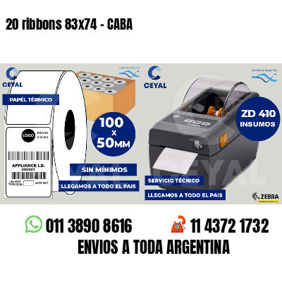 20 ribbons 83x74 - CABA