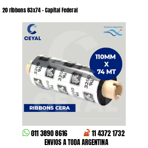 20 ribbons 83×74 – Capital Federal