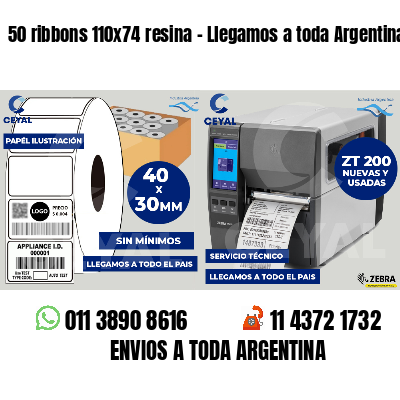 50 ribbons 110x74 resina - Llegamos a toda Argentina