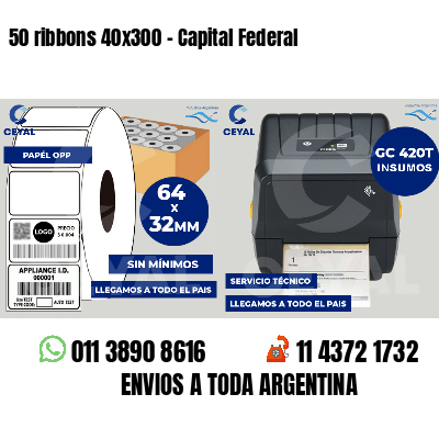 50 ribbons 40x300 - Capital Federal