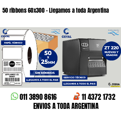 50 ribbons 60x300 - Llegamos a toda Argentina