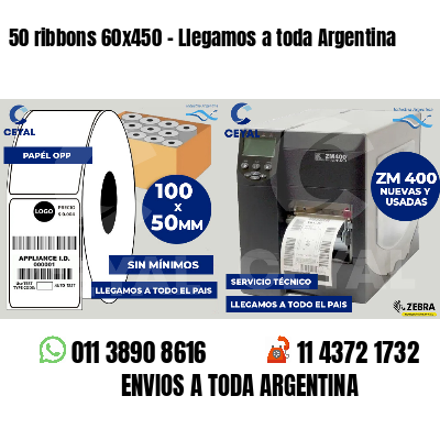 50 ribbons 60x450 - Llegamos a toda Argentina