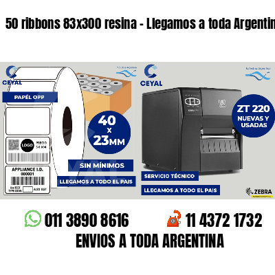 50 ribbons 83x300 resina - Llegamos a toda Argentina