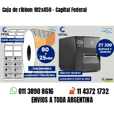 Caja de ribbon 102x450 - Capital Federal