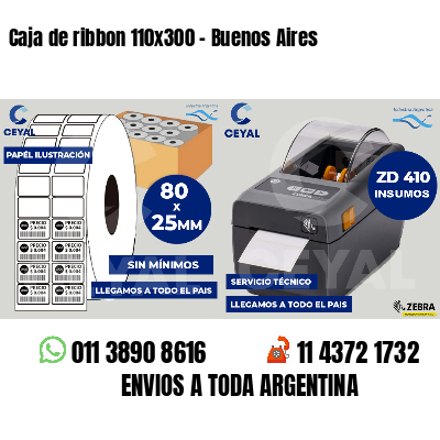 Caja de ribbon 110x300 - Buenos Aires