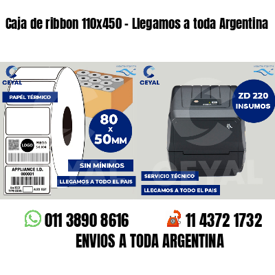 Caja de ribbon 110x450 - Llegamos a toda Argentina