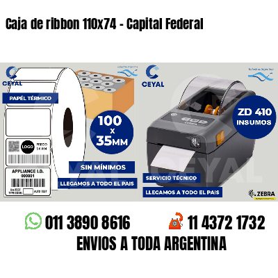 Caja de ribbon 110x74 - Capital Federal
