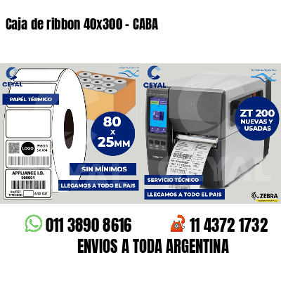 Caja de ribbon 40x300 - CABA
