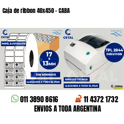 Caja de ribbon 40x450 - CABA