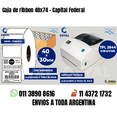 Caja de ribbon 40x74 - Capital Federal