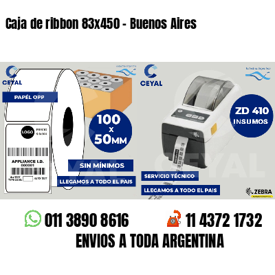 Caja de ribbon 83x450 - Buenos Aires