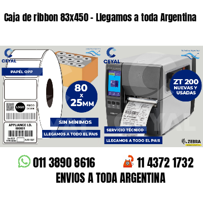 Caja de ribbon 83x450 - Llegamos a toda Argentina
