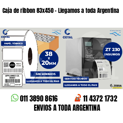 Caja de ribbon 83x450 - Llegamos a toda Argentina