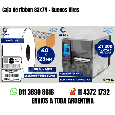 Caja de ribbon 83x74 - Buenos Aires