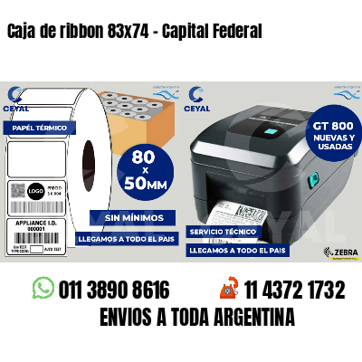 Caja de ribbon 83x74 - Capital Federal