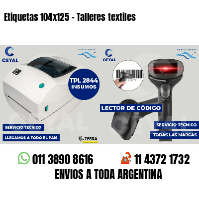 Etiquetas 104x125 - Talleres textiles