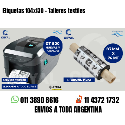 Etiquetas 104x130 - Talleres textiles