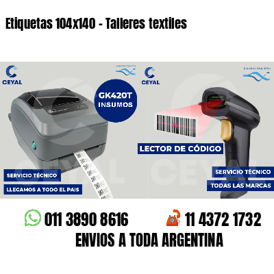 Etiquetas 104x140 - Talleres textiles