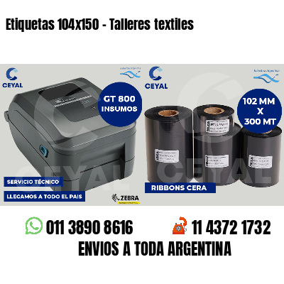 Etiquetas 104x150 - Talleres textiles