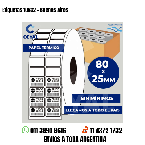 Etiquetas 10×32 – Buenos Aires