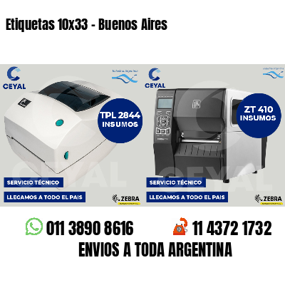 Etiquetas 10x33 - Buenos Aires
