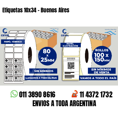 Etiquetas 10x34 - Buenos Aires