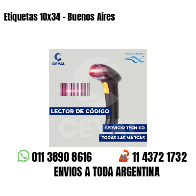Etiquetas 10x34 - Buenos Aires